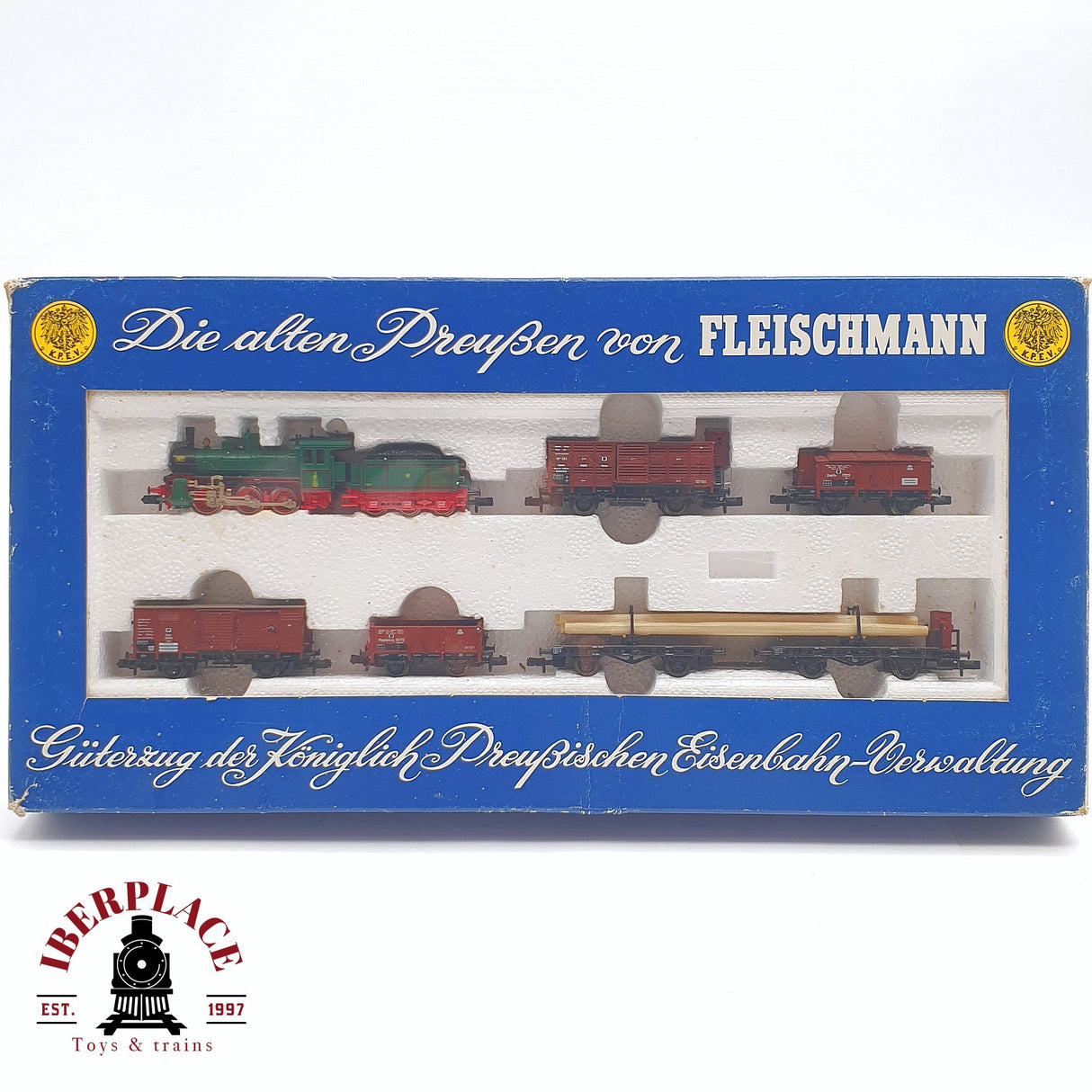 ♻️ 2 mano - Fleischmann 7883 set Locomotora K.P.E.V 3915 N escala 1:160 TEN06