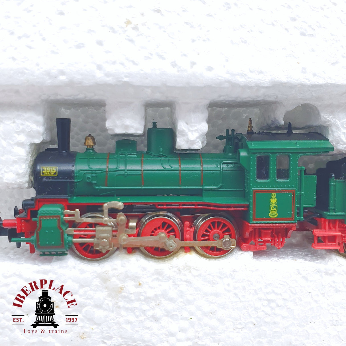 ♻️ 2 mano - Fleischmann 7883 set Locomotora K.P.E.V 3915 N escala 1:160 TEN06