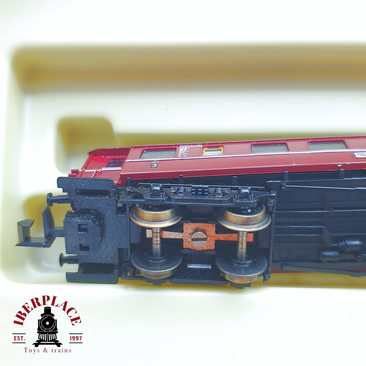 ♻️ 2 mano - Minitrix 51 2994 00 Set Locomotora ET 87 DB N escala 1:160 TEN06