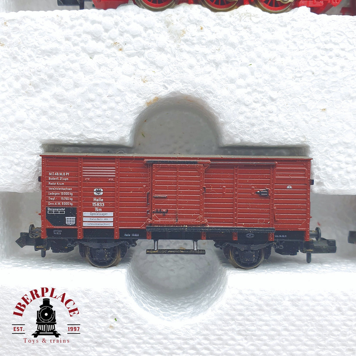 ♻️ 2 mano - Fleischmann 7883 set Locomotora K.P.E.V 3915 N escala 1:160 TEN06