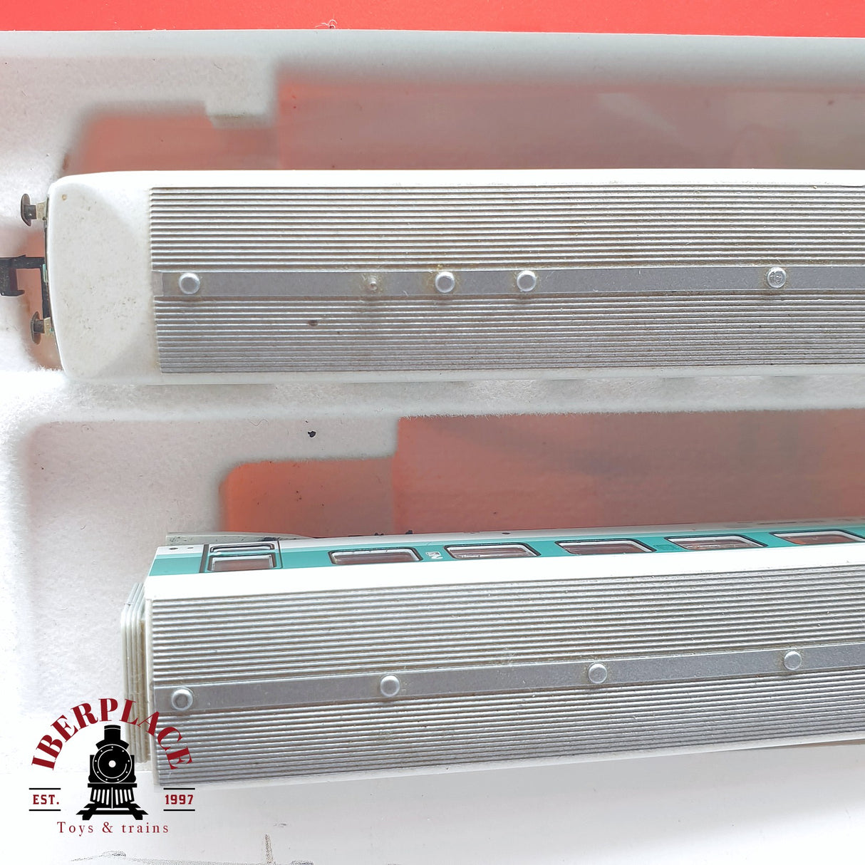 ♻️ 2 mano - Fleischmann 7428 Locomotora con remolque DB N escala 1:160 TEN06