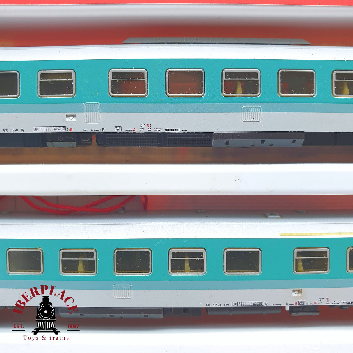 ♻️ 2 mano - Fleischmann 7415 Locomotora Pendolino remolque DB N escala 1:160 TEN06