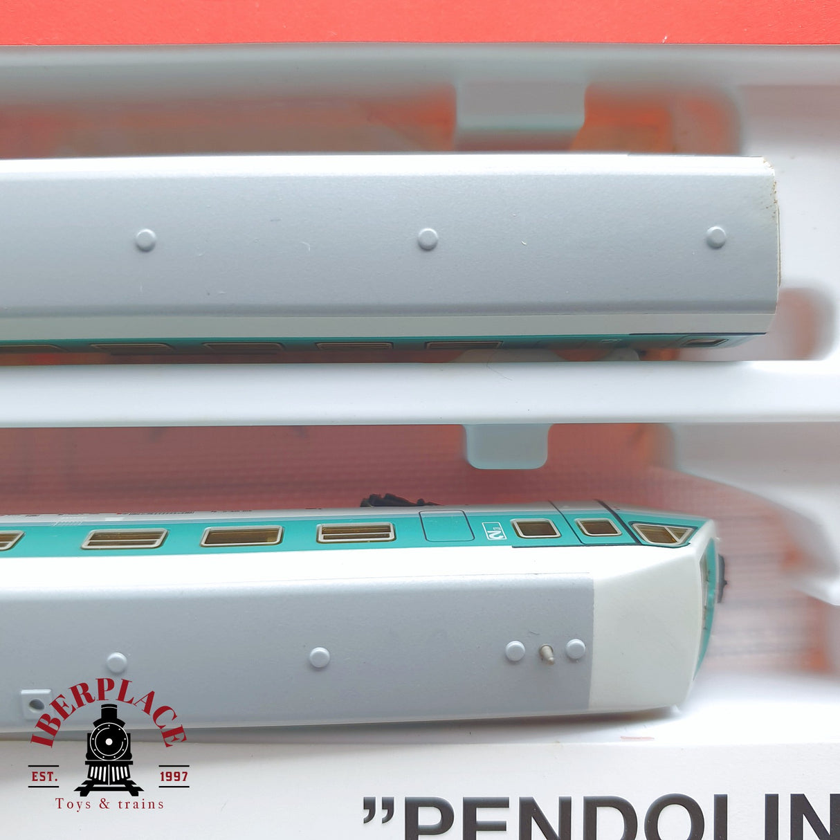 ♻️ 2 mano - Fleischmann 7415 Locomotora Pendolino remolque DB N escala 1:160 TEN06