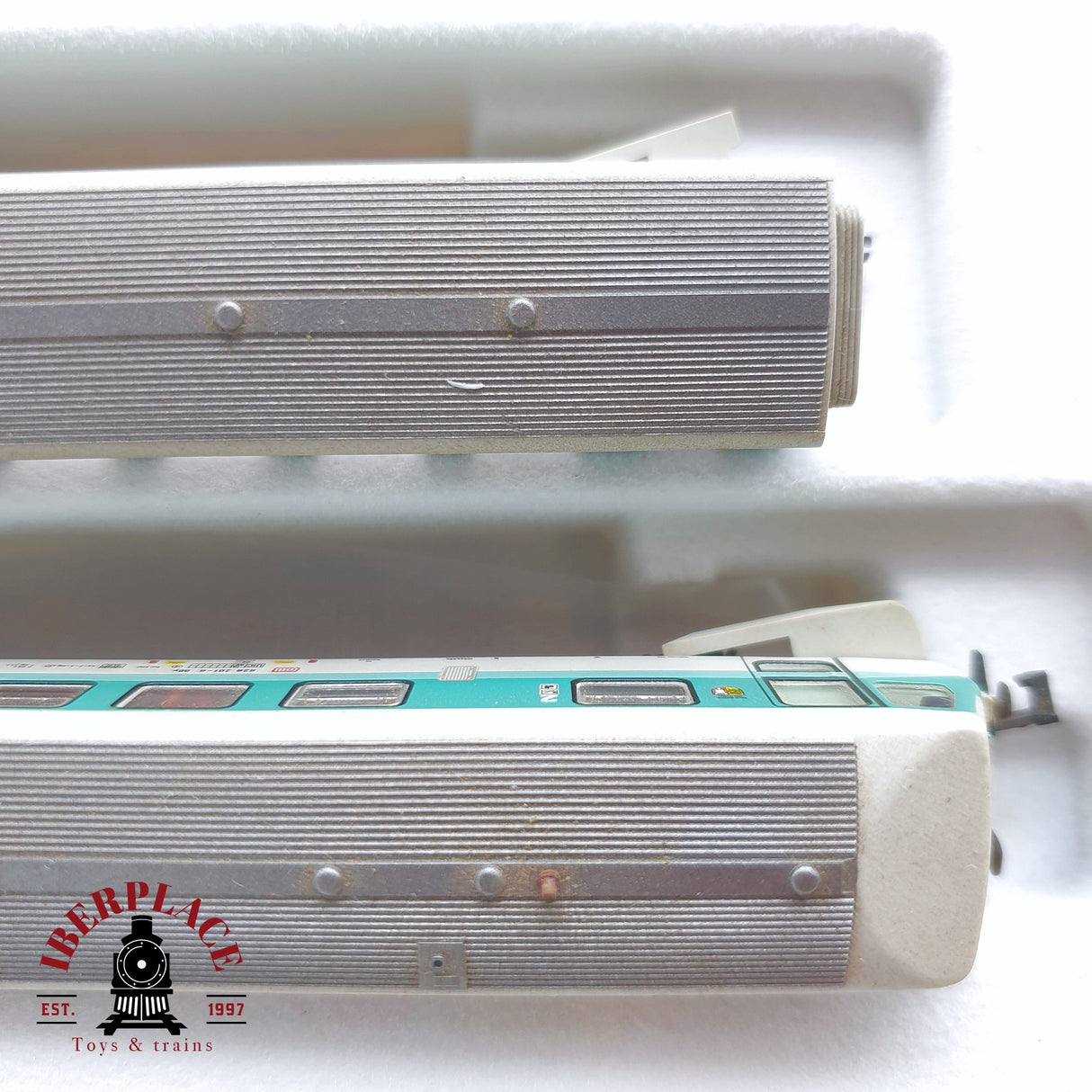 ♻️ 2 mano - Fleischmann 7428 Locomotora con remolque DB N escala 1:160 TEN06