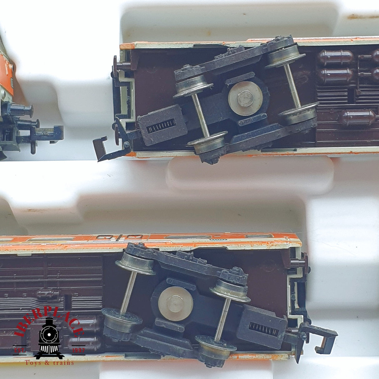 ♻️ 2 mano - Minitrix 51 1027 20 Set Locomotora BR 111 DB 20 Jahre N escala 1:160 TEN06