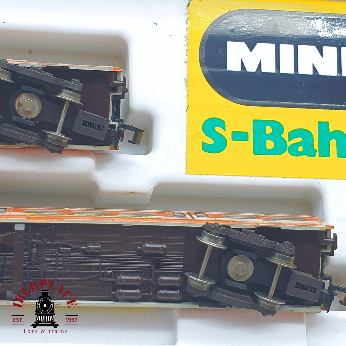 ♻️ 2 mano - Minitrix 51 1027 20 Set Locomotora BR 111 DB 20 Jahre N escala 1:160 TEN06