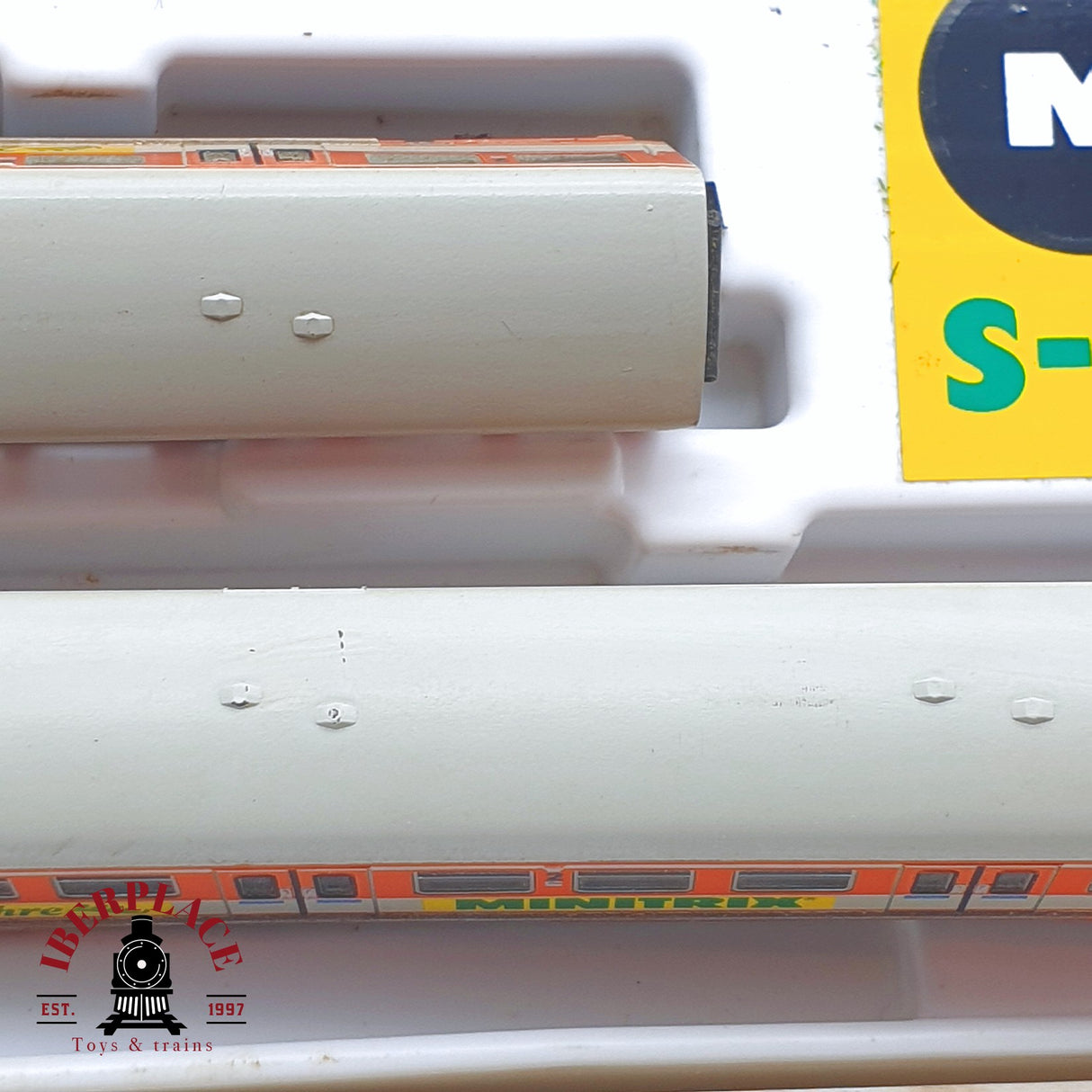 ♻️ 2 mano - Minitrix 51 1027 20 Set Locomotora BR 111 DB 20 Jahre N escala 1:160 TEN06