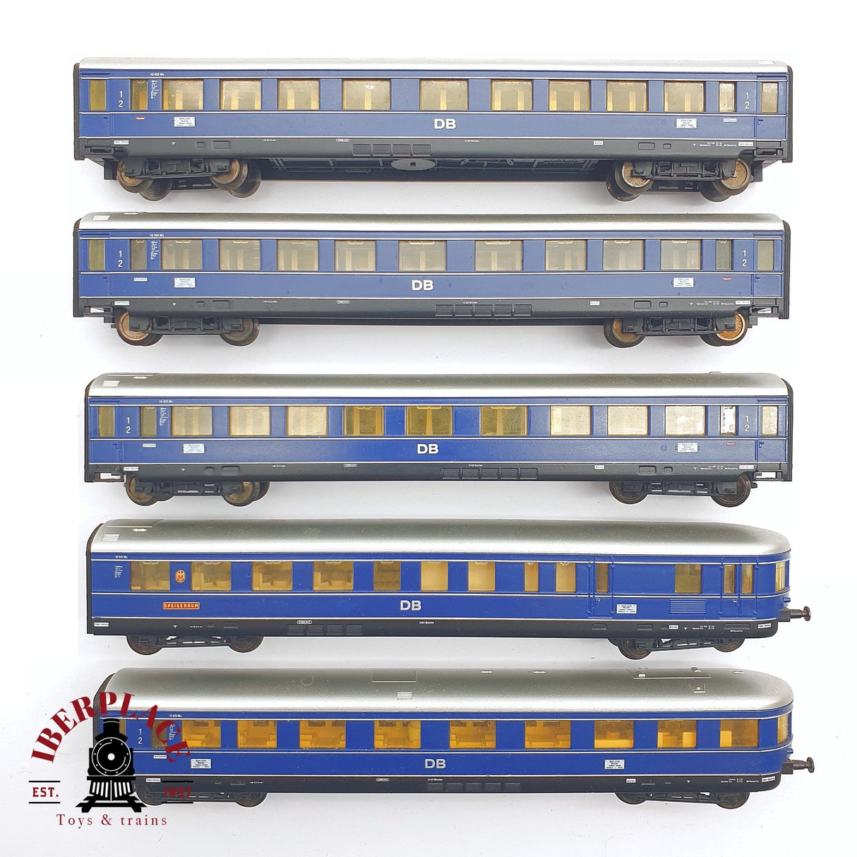 ♻️ 2 mano - Arnold 5x vagones pasajeros DB clase 1-2 N escala 1:160 TEN06