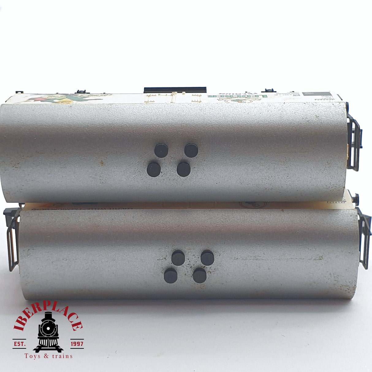 ♻️ 2 mano - Minitrix 13917K vagones cerveceros Lederer DB N escala 1:160 TEN06