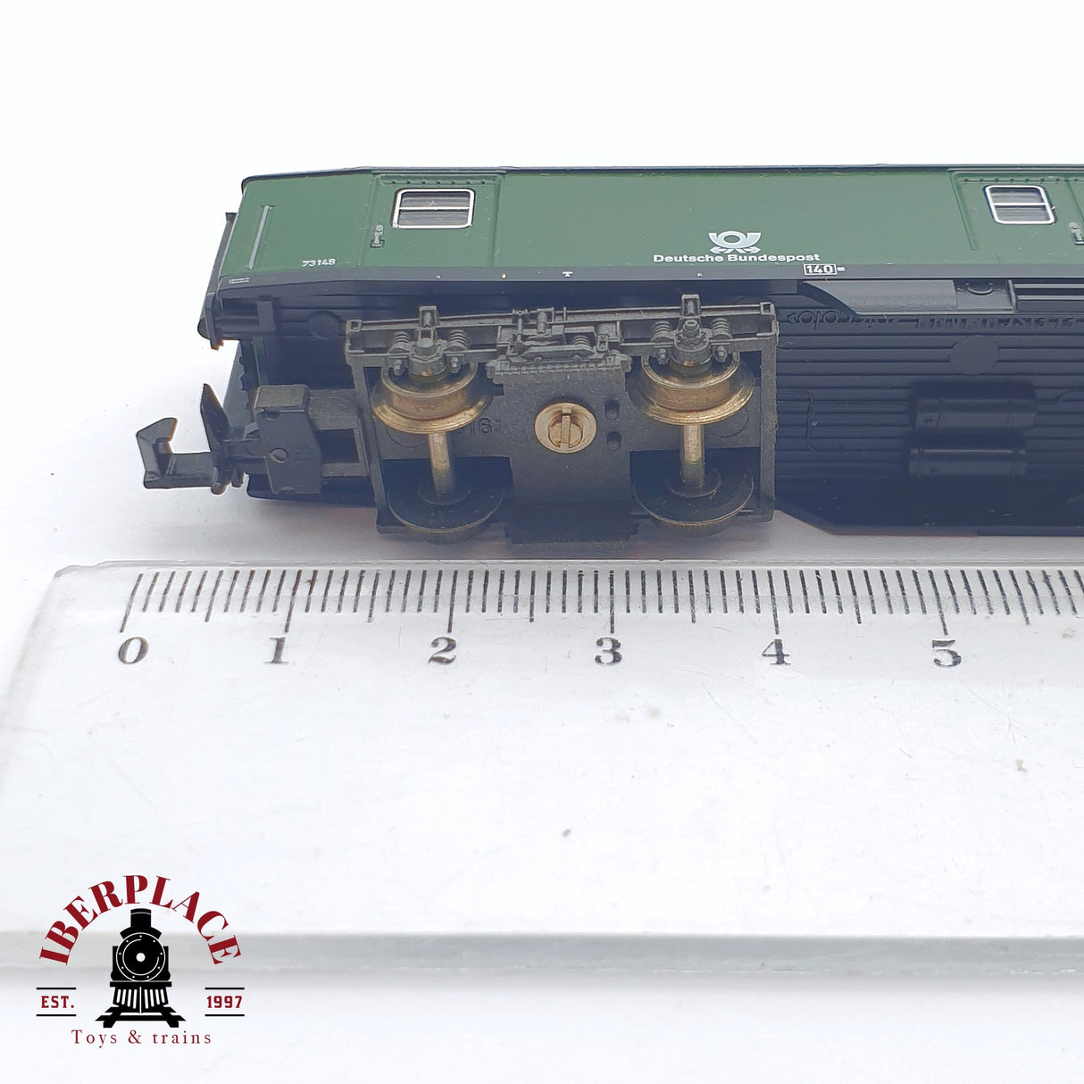 ♻️ 2 mano - Fleischmann 8102 vagón correos Deutsche Bundespost DB N escala 1:160 TEN06