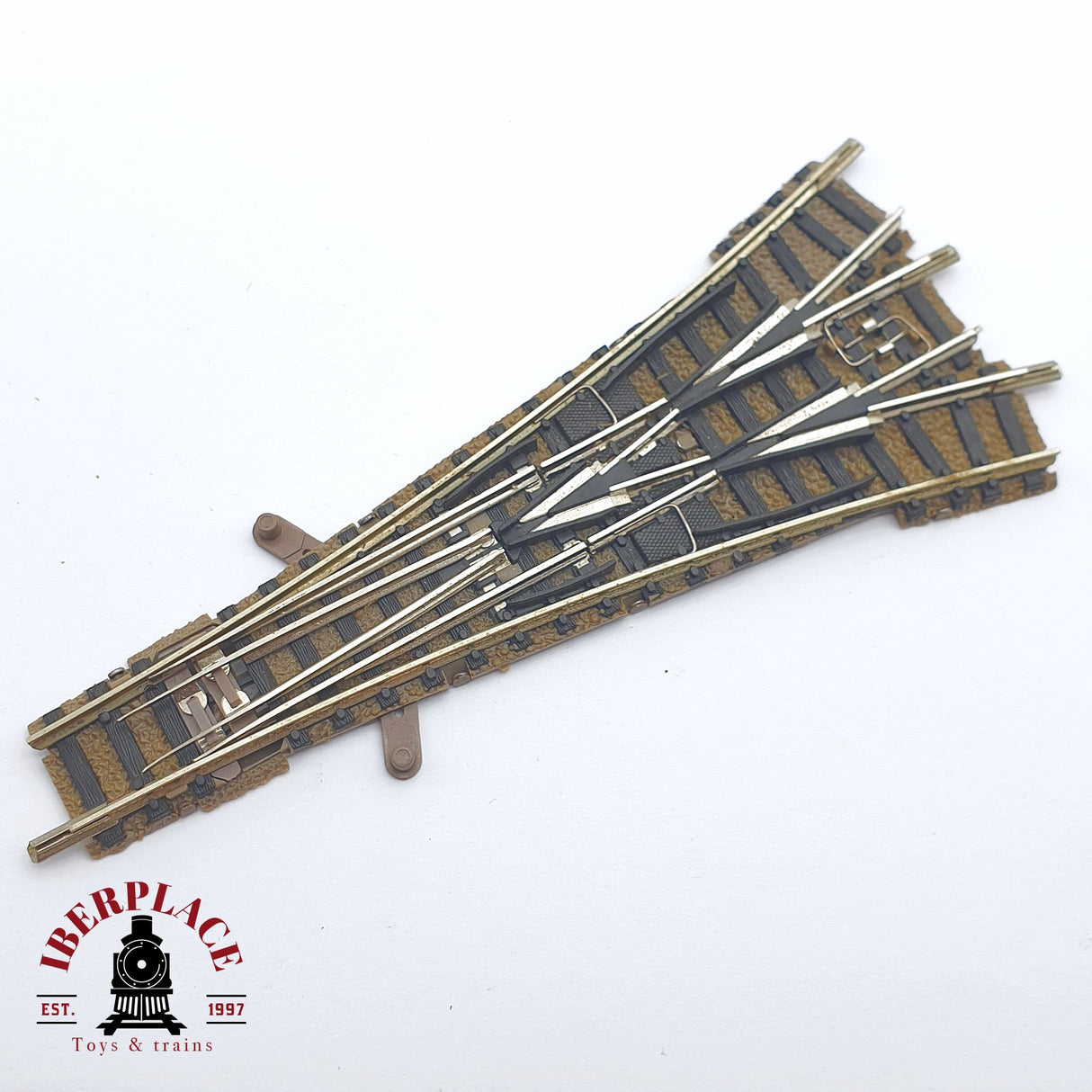 ♻️ 2 mano - Fleischmann 9157 Desvío de tres vías N escala 1:160 TEN06