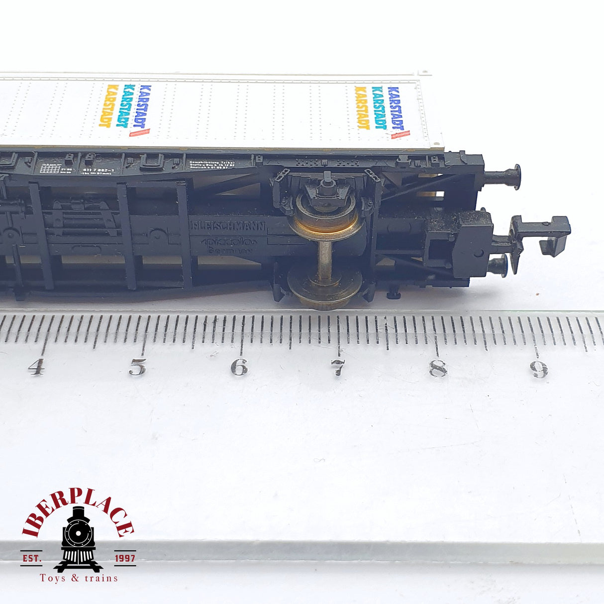 ♻️ 2 mano - Fleischmann 8241K Contenedor Karstadt DB N escala 1:160 TEN06
