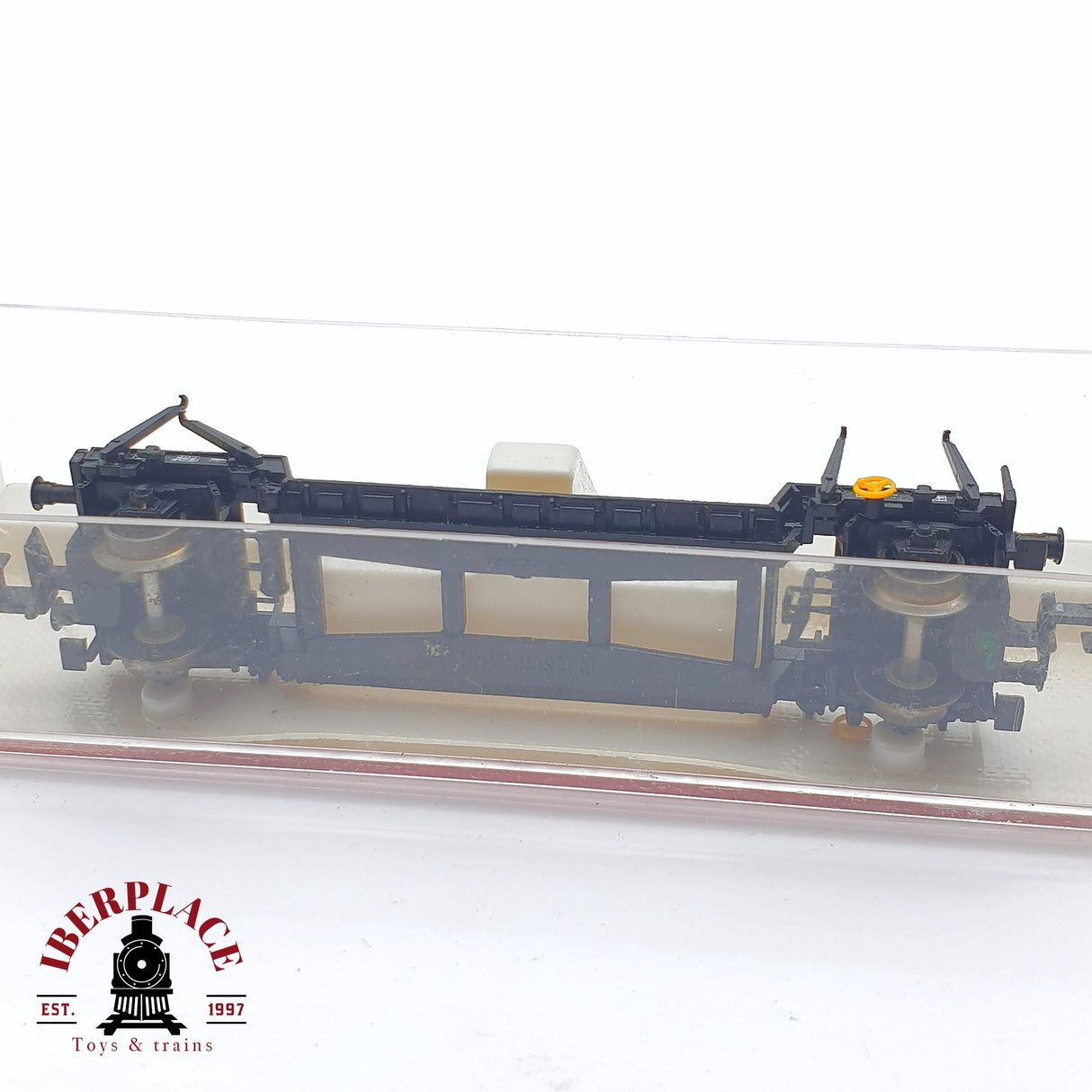 ♻️ 2 mano - Fleischmann 8218 vagón plataforma N escala 1:160 TEN06