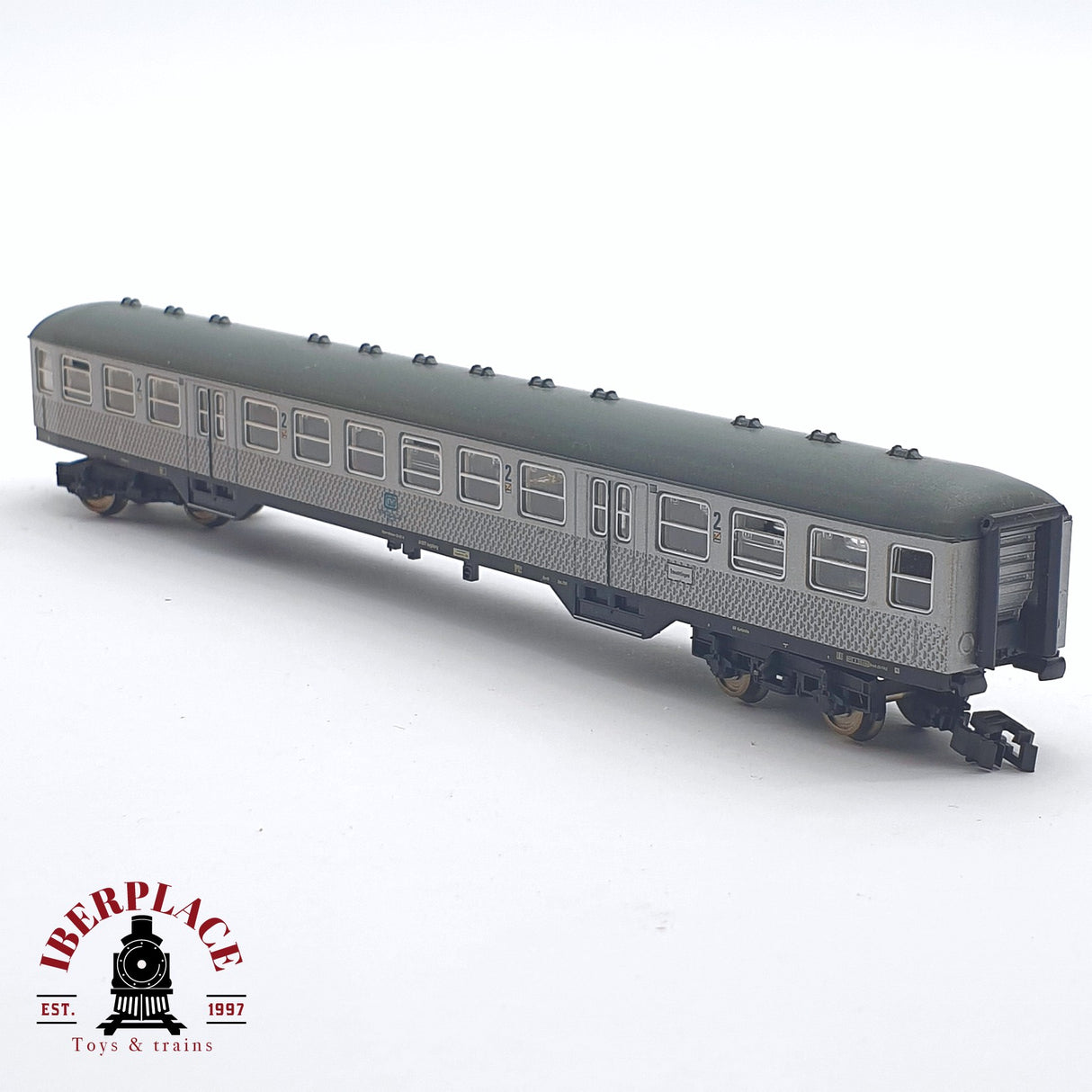 ♻️ 2 mano - Fleischmann vagón pasajeros DB clase 2 N escala 1:160 TEN06