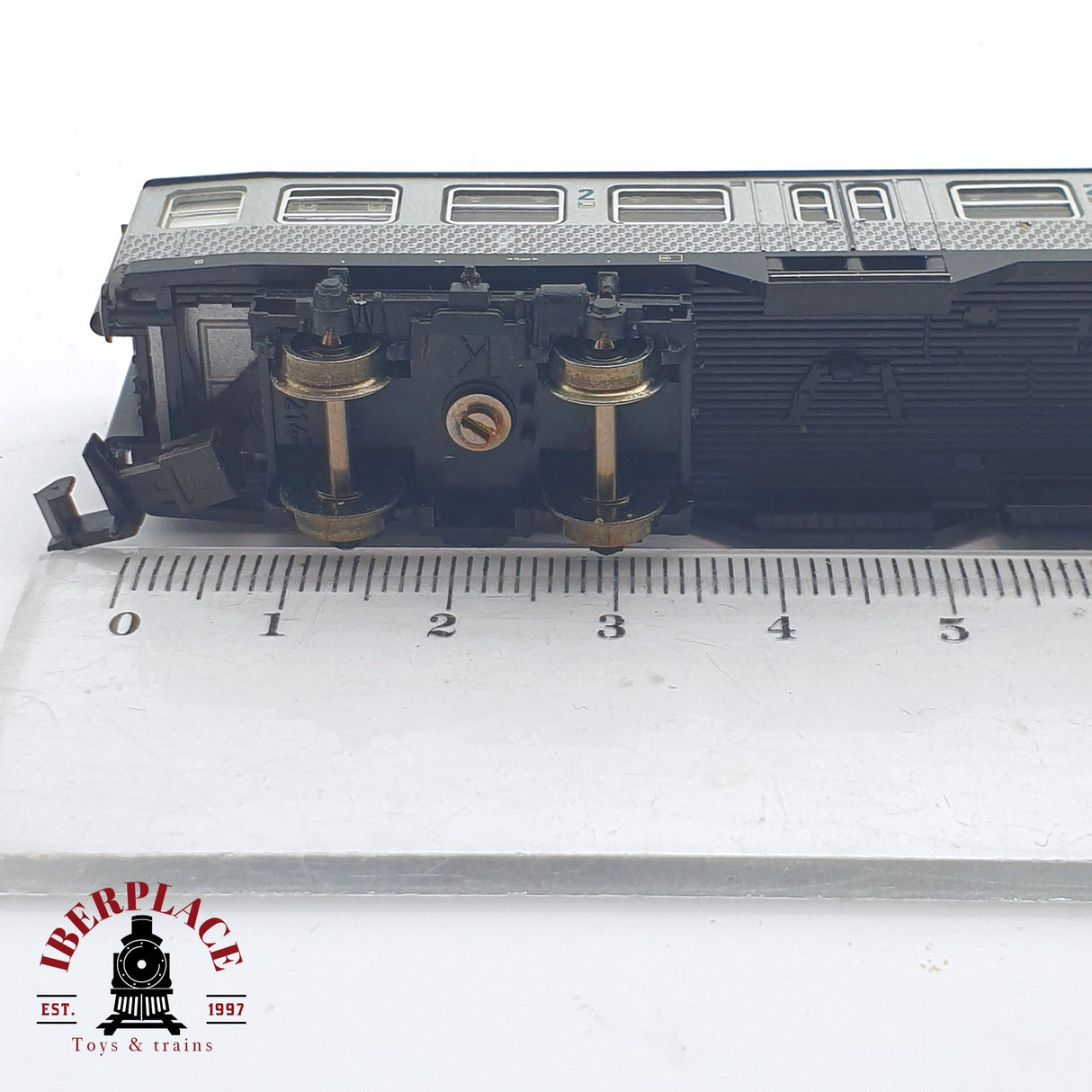 ♻️ 2 mano - Fleischmann vagón pasajeros DB clase 2 N escala 1:160 TEN06