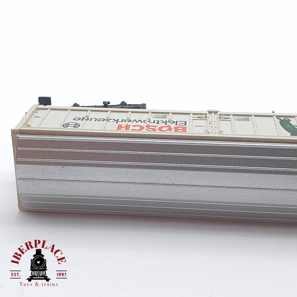 ♻️ 2 mano - Fleischmann 8385K vagón mercancías Bosch DB N escala 1:160 TEN06