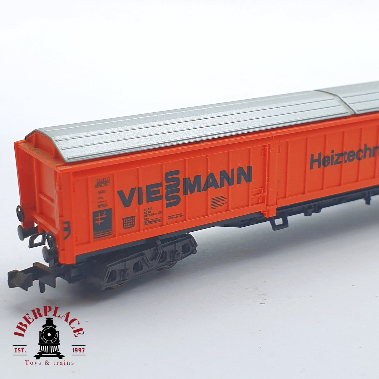 ♻️ 2 mano - Fleischmann 8386 vagón mercancías Viessmann DB N escala 1:160 TEN06