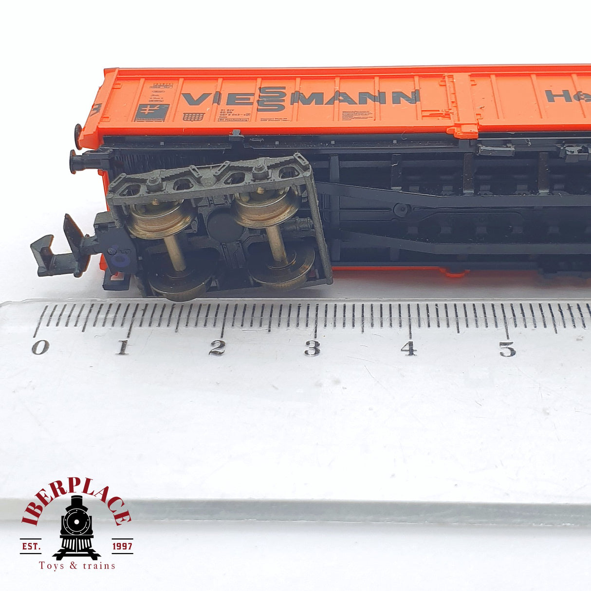 ♻️ 2 mano - Fleischmann 8386 vagón mercancías Viessmann DB N escala 1:160 TEN06