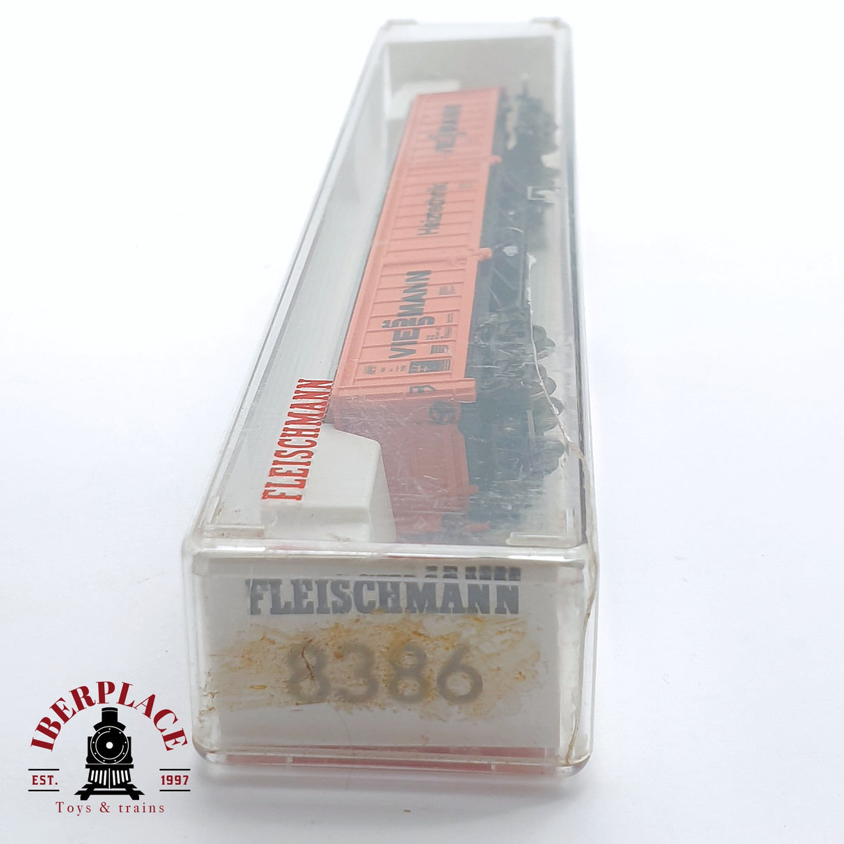 ♻️ 2 mano - Fleischmann 8386 vagón mercancías Viessmann DB N escala 1:160 TEN06