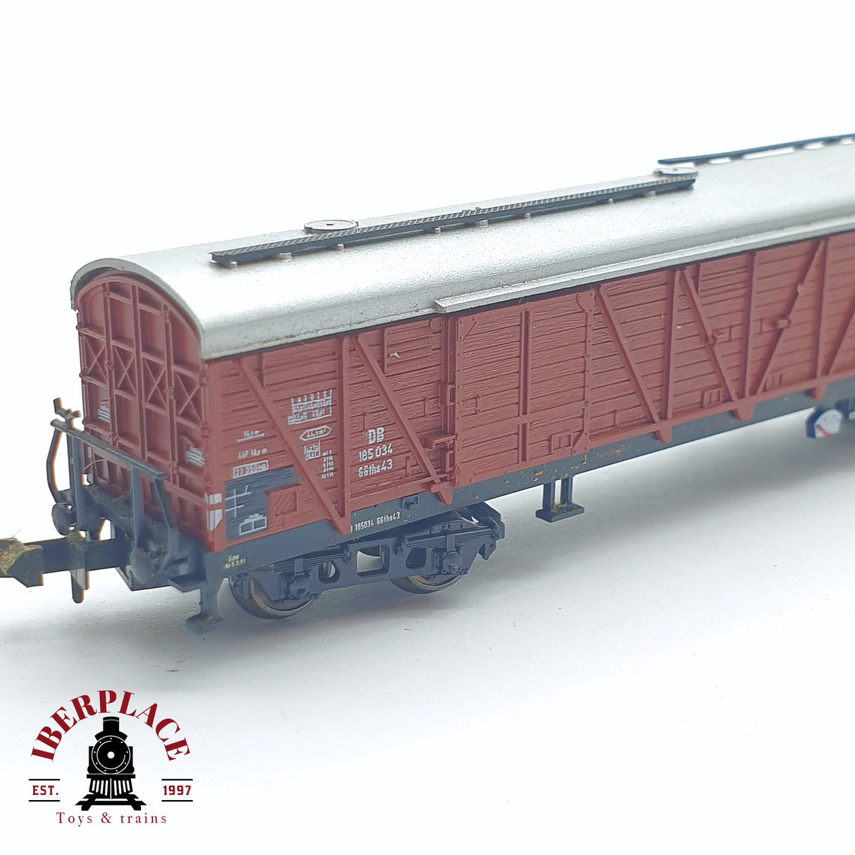 ♻️ 2 mano - Minitrix 13597 vagon mercancias DB N escala 1:160 TEN06