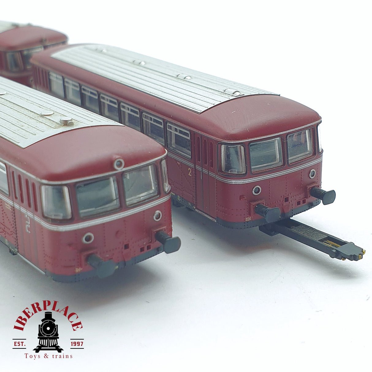 ♻️ 2 mano - Minitrix 4x Ferrobus con remolques DB Bicicleta express N escala 1:160 TEN06