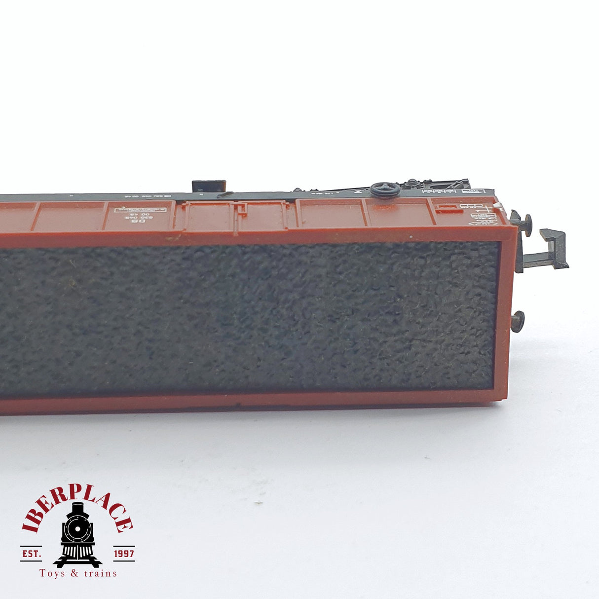 ♻️ 2 mano - Minitrix 51 3505 00 vagón de bordes con carbón DB N escala 1:160 TEN06