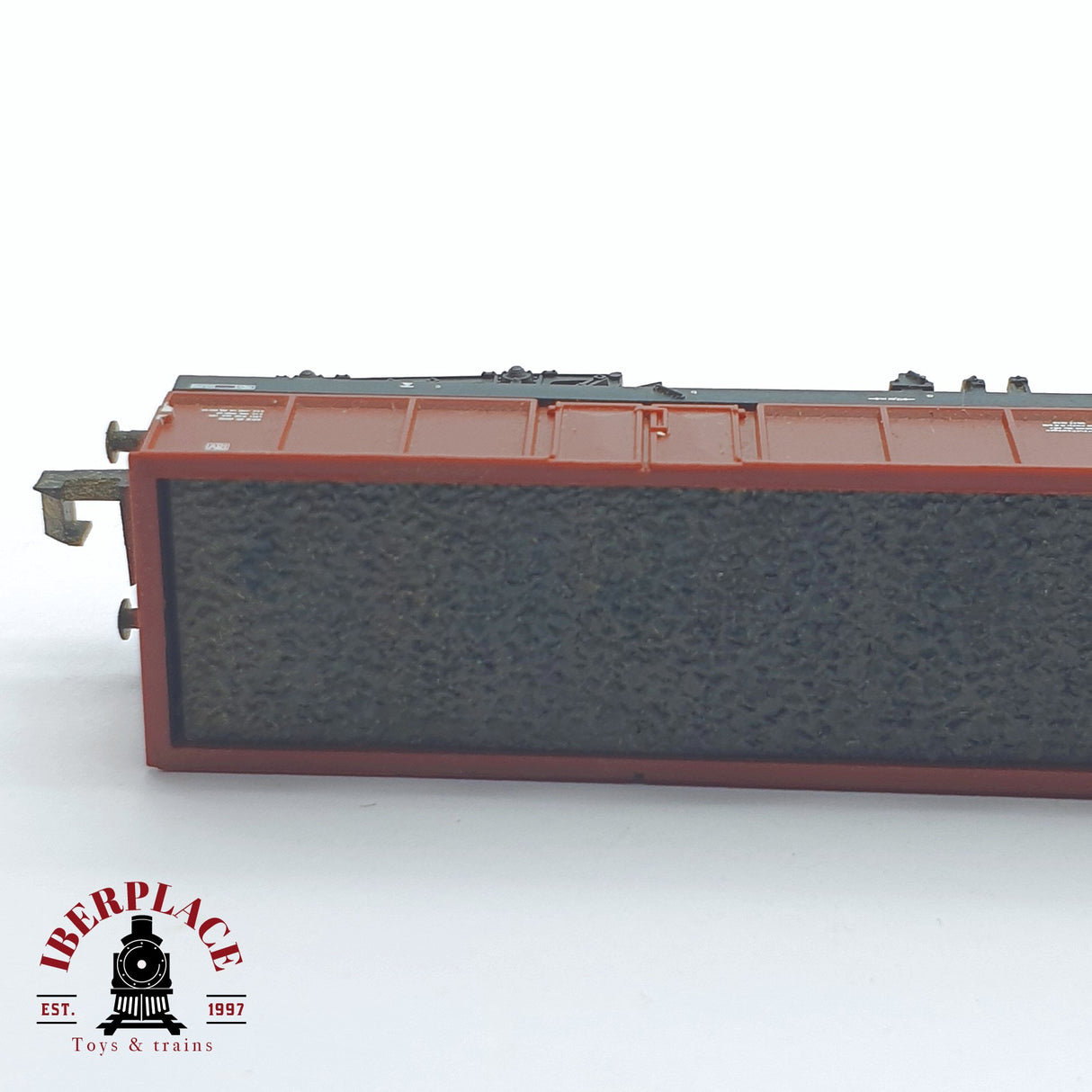 ♻️ 2 mano - Minitrix 51 3505 00 vagón de bordes con carbón DB N escala 1:160 TEN06