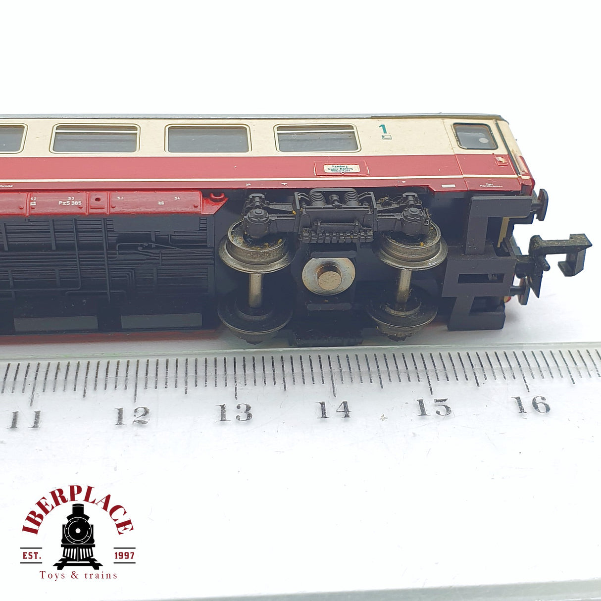 ♻️ 2 mano - Minitrix 13096 vagón pasajeros DB clase 1 N escala 1:160 TEN06