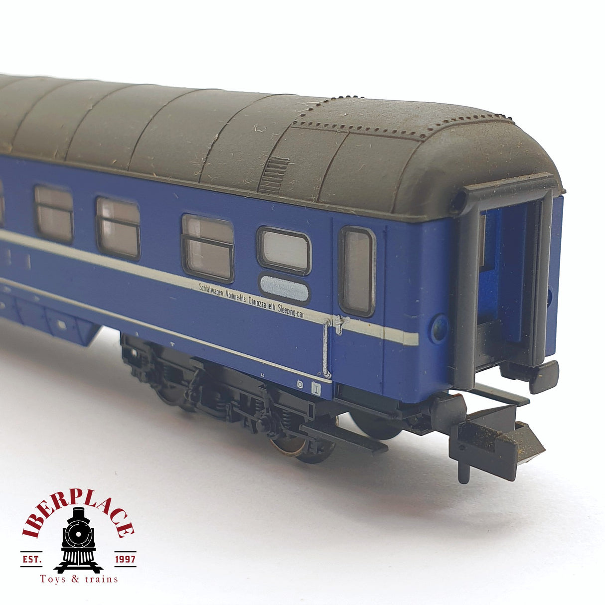 ♻️ 2 mano - Minitrix 13380 vagón pasajeros Trans Europ Nacht N escala 1:160 TEN06