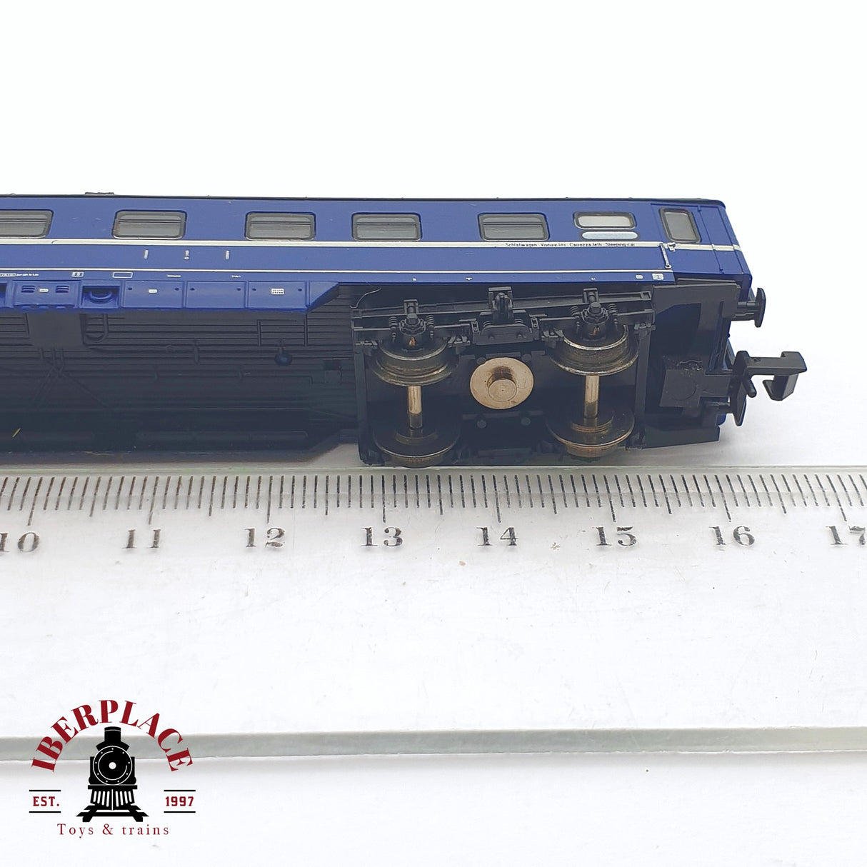 ♻️ 2 mano - Minitrix 13380 vagón pasajeros Trans Europ Nacht N escala 1:160 TEN06