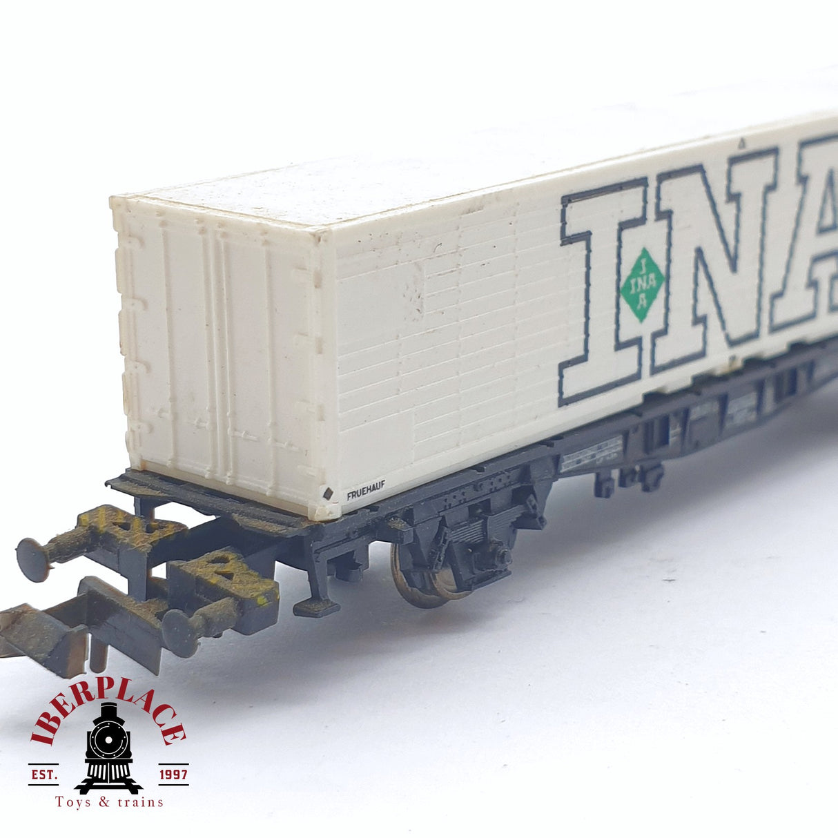 ♻️ 2 mano - Minitrix 70146 vagón contenedor INA DB N escala 1:160 TEN06