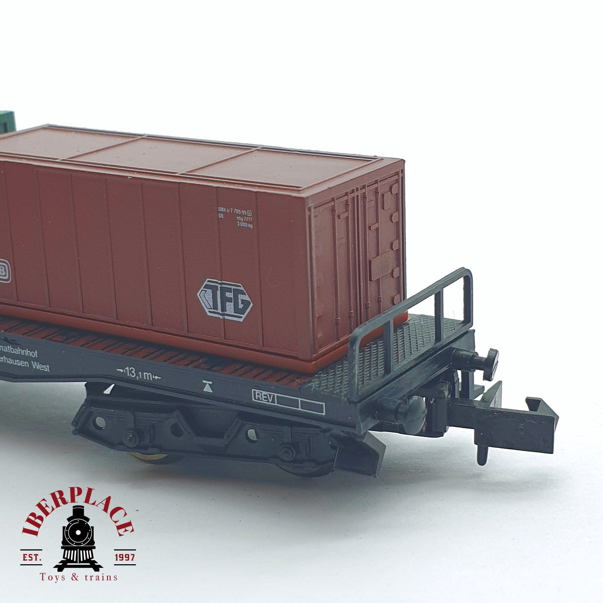 ♻️ 2 mano - Arnold 4954 vagon contenedores TGF Jeuro DB N escala 1:160 TEN06