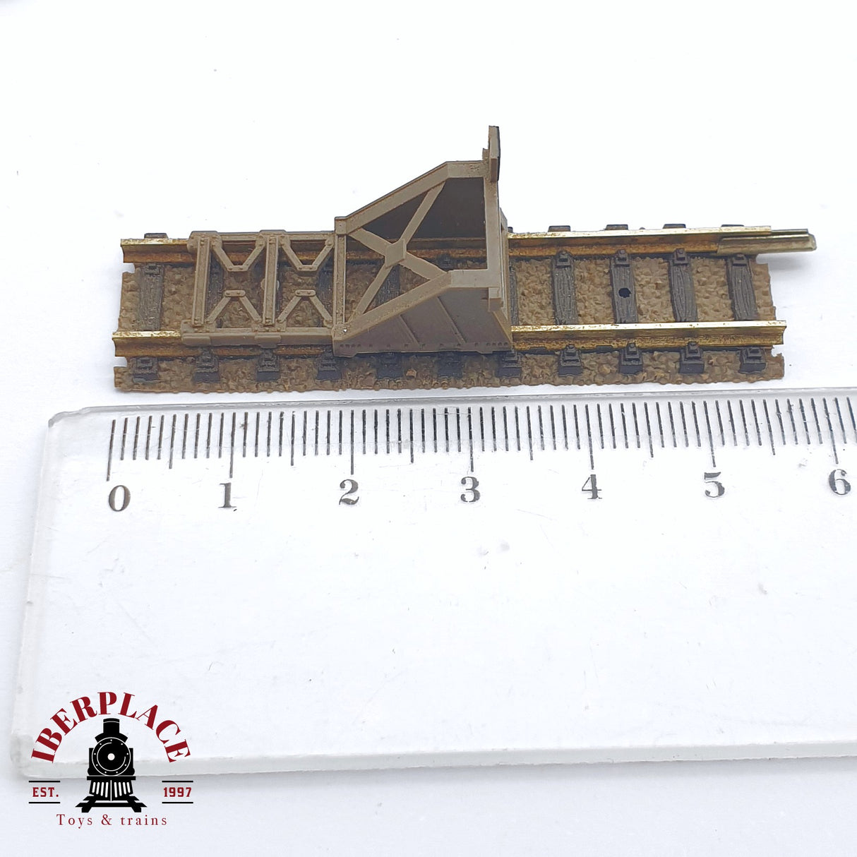 ♻️ 2 mano - Fleischmann 4x 9102 tope de vías N escala 1:160 TEN06