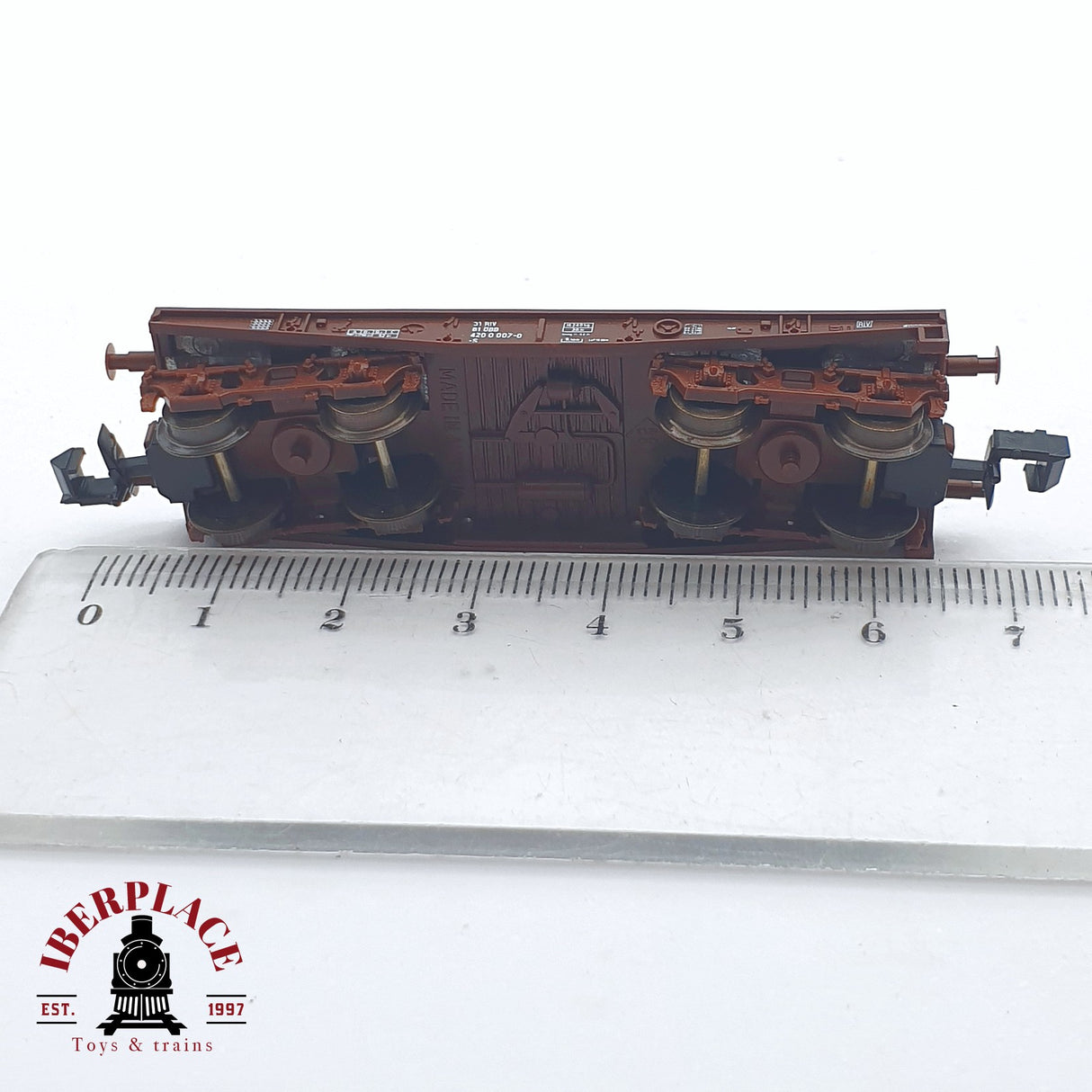 ♻️ 2 mano - Roco 901 vagón plataforma ÖBB N escala 1:160 TEN06 2/2