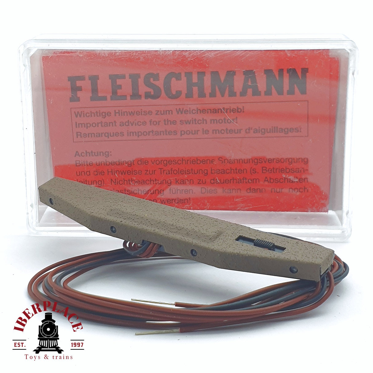 ♻️ 2 mano - Fleischmann 942101 Motor para desvió izquierdo N escala 1:160 TEN06