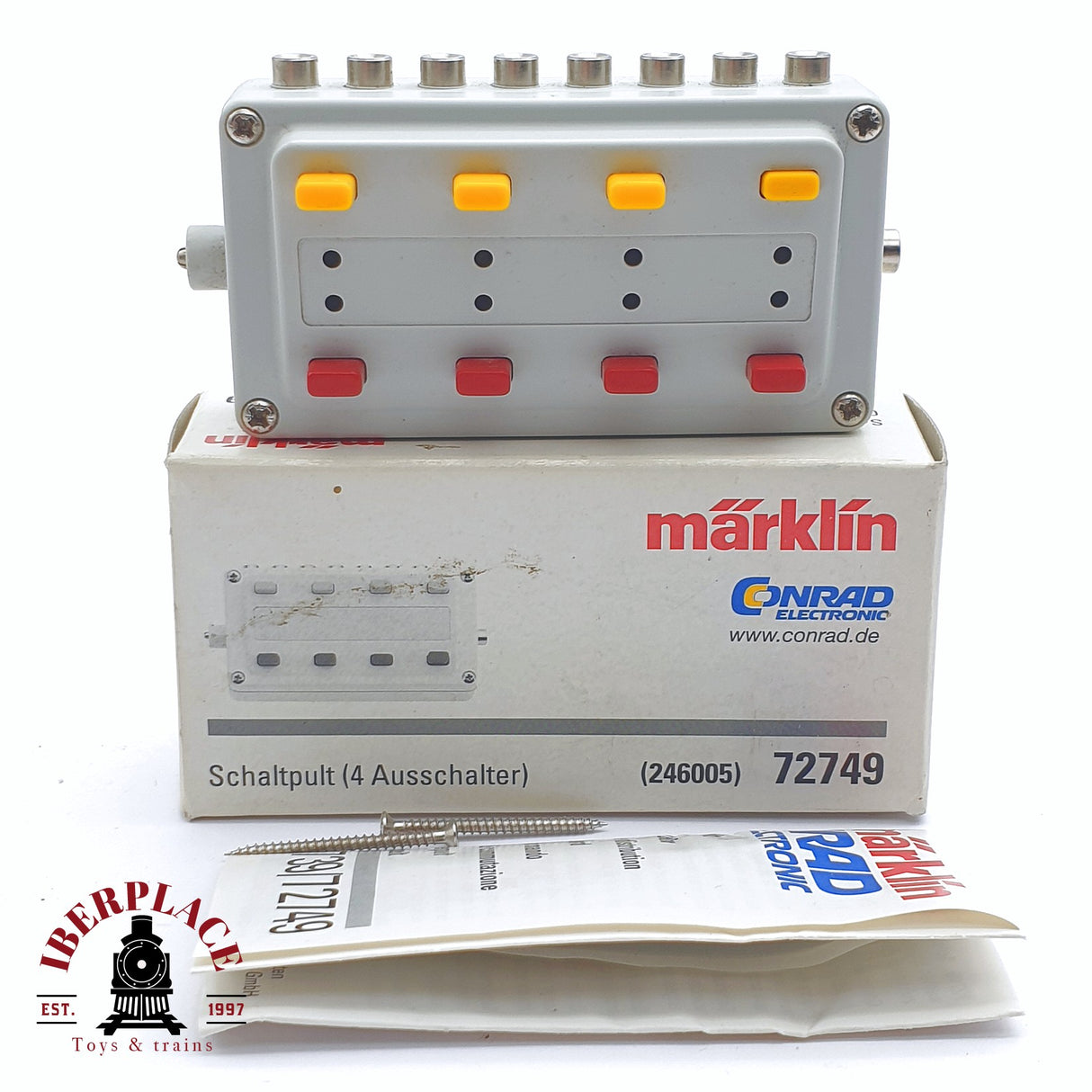 ♻️ 2 mano - Märklin 72749 panel de control H0 escala 1:87 TEN06 2/2