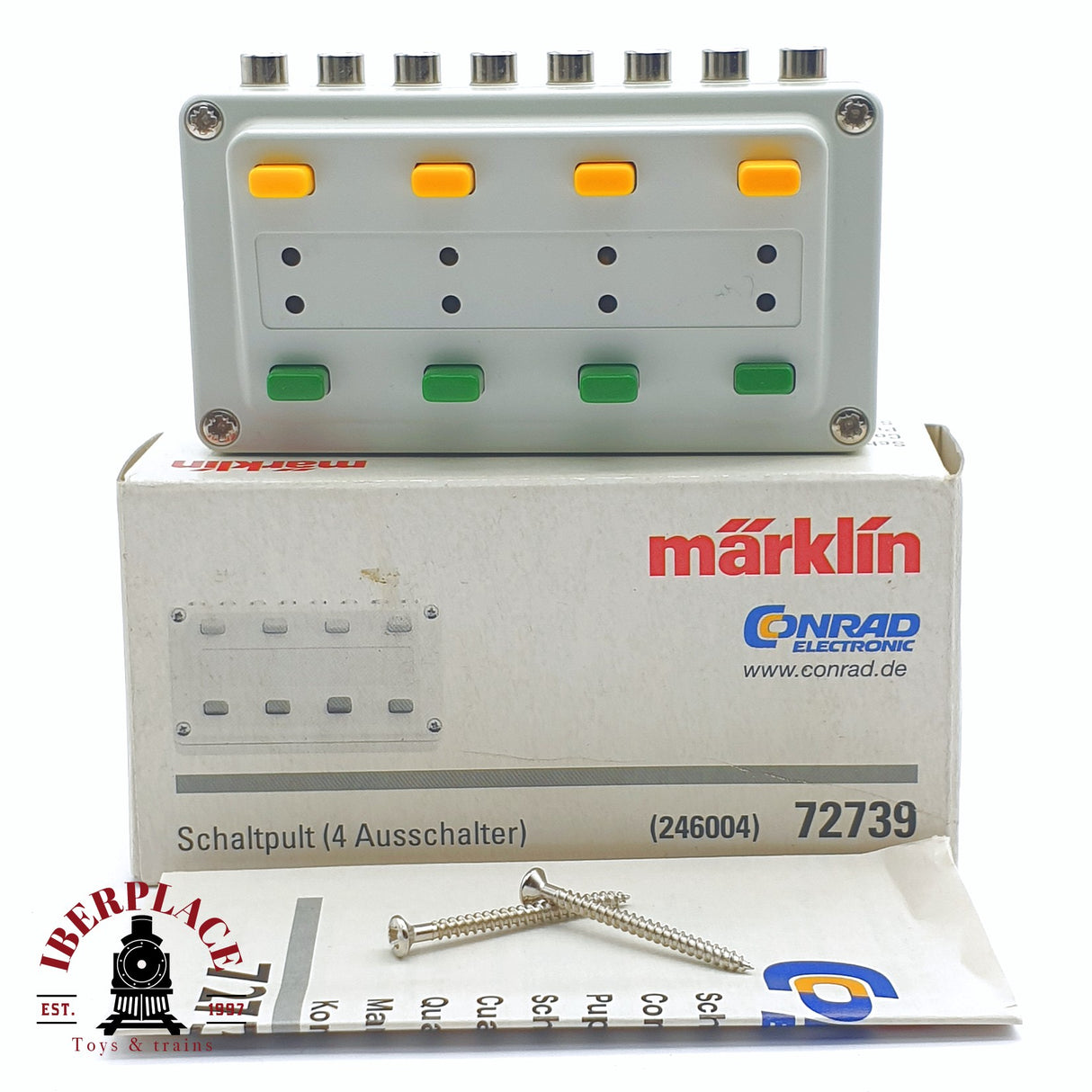 ♻️ 2 mano - Märklin 72739 panel de control H0 escala 1:87 TEN06 1/2