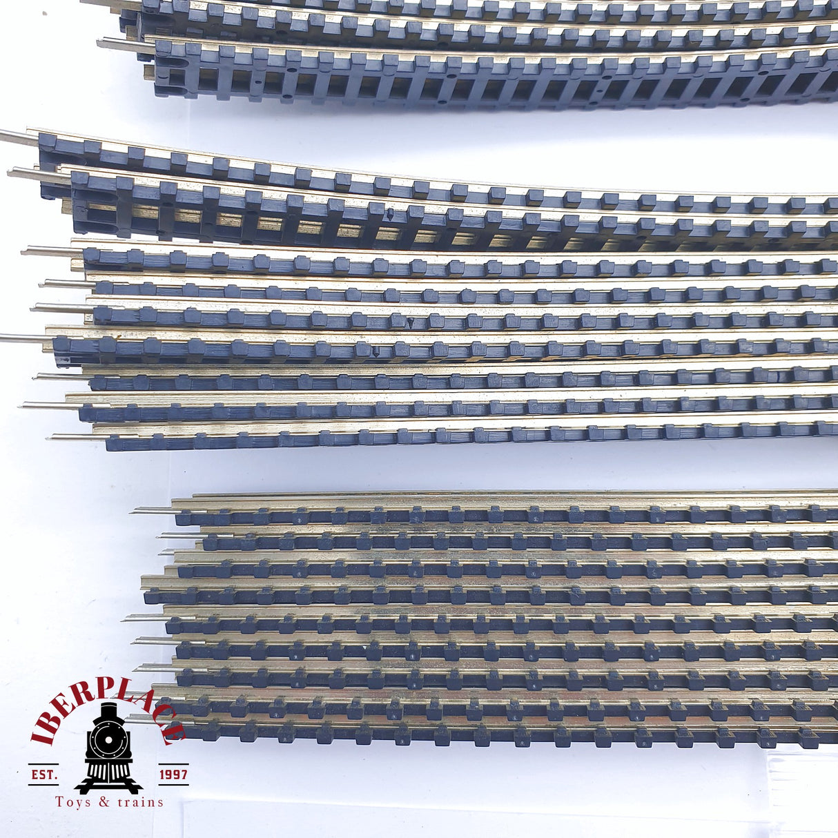 ♻️ 2 mano - 72x Darstaed vías curvas rectas desvíos N escala 1:160 TEN06