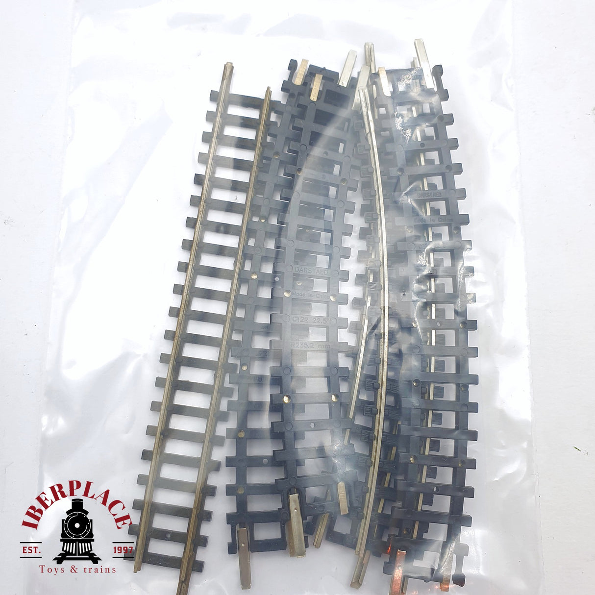 ♻️ 2 mano - 72x Darstaed vías curvas rectas desvíos N escala 1:160 TEN06