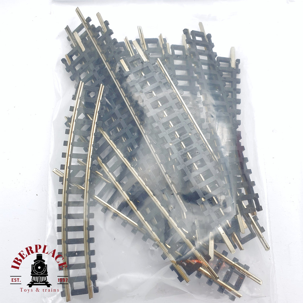 ♻️ 2 mano - 72x Darstaed vías curvas rectas desvíos N escala 1:160 TEN06