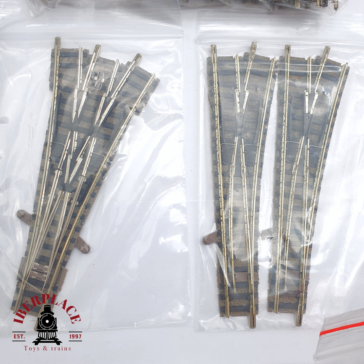 ♻️ 2 mano - 138x Fleischmann vías curvas rectas desvíos N escala 1:160 TEN06