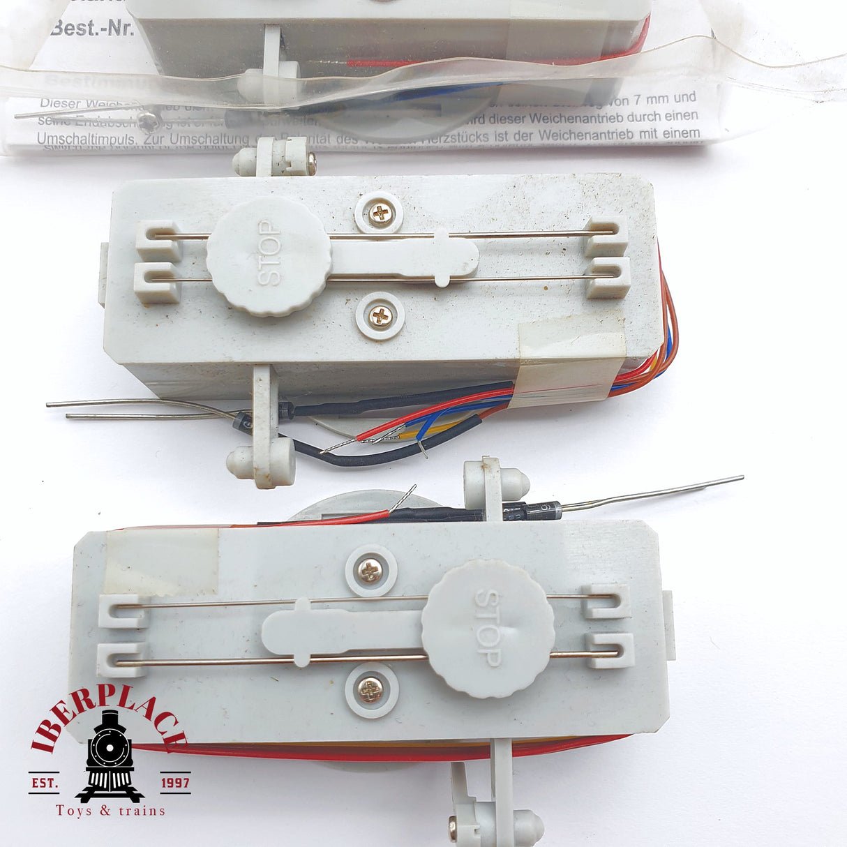 ♻️ 2 mano - 3x Conrad 1396900 accionamiento universal para desvíos N escala 1:160 TEN06