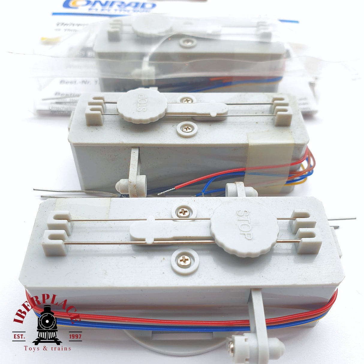 ♻️ 2 mano - 3x Conrad 1396900 accionamiento universal para desvíos N escala 1:160 TEN06