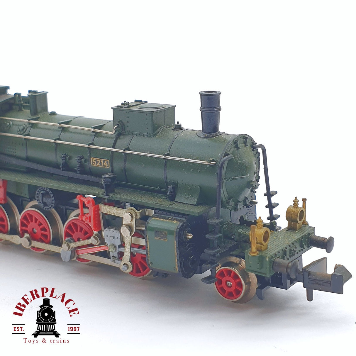 ♻️ 2 mano - Minitrix 51 2922 00 Locomotora 5214 K.Bay.Sts.B N escala 1:160 TEN06