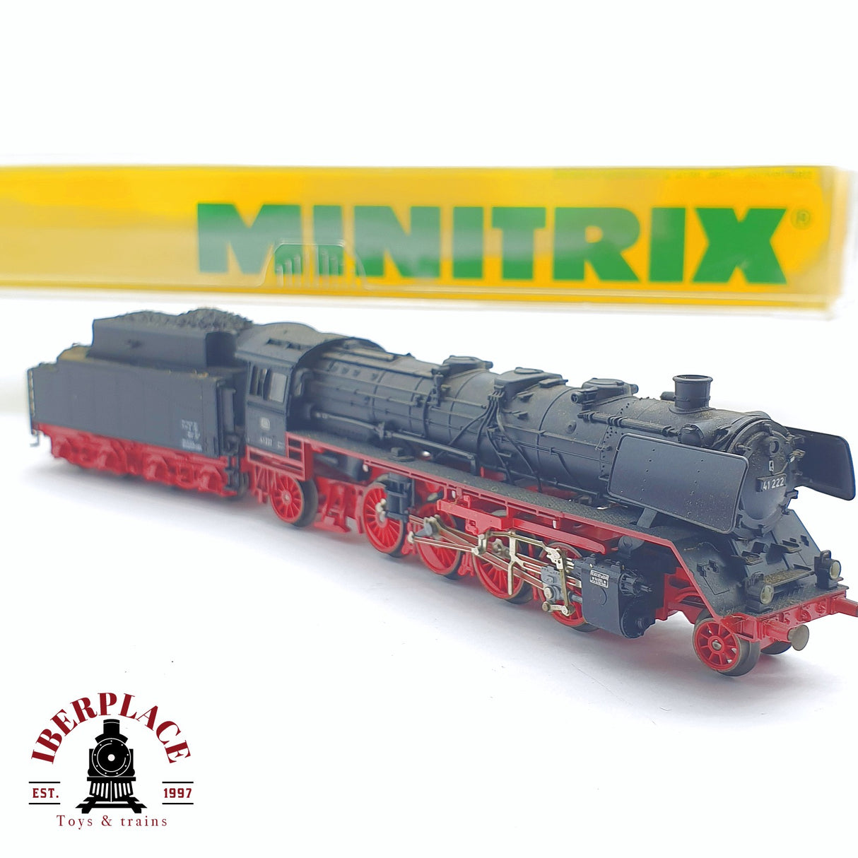 ♻️ 2 mano - Minitrix 12001 Locomotora BR 41 DB N escala 1:160 TEN06