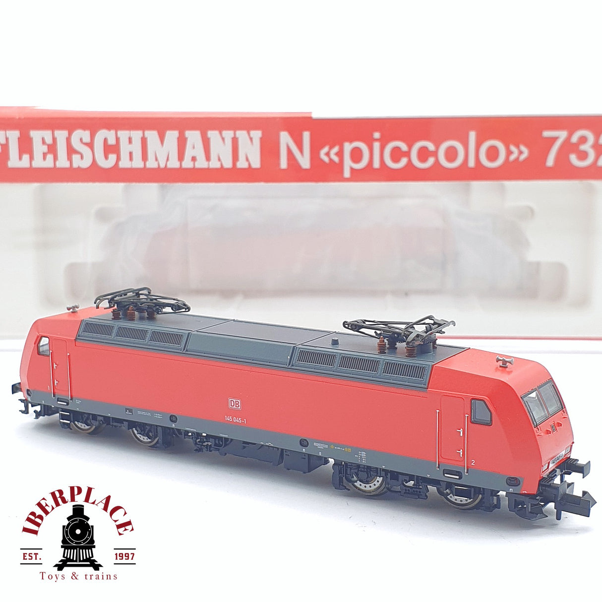 ♻️ 2 mano - Fleischmann 7322K Locomotora BR 145 DB N escala 1:160 TEN06