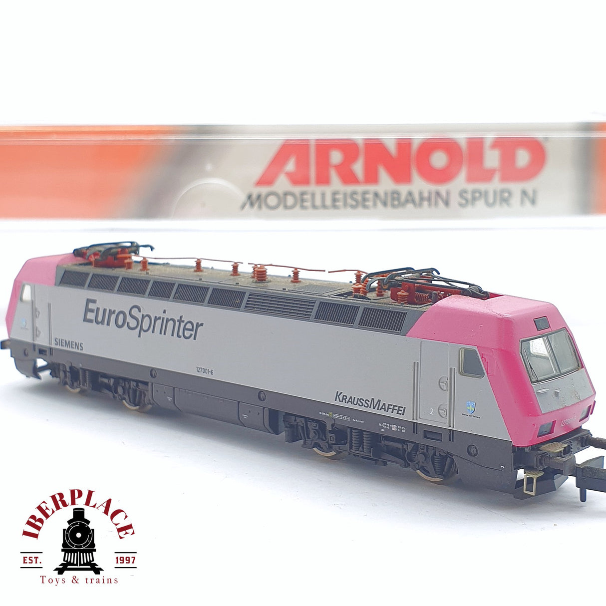 ♻️ 2 mano - Arnold 2435 Locomotora EuroSprinter N escala 1:160 TEN06
