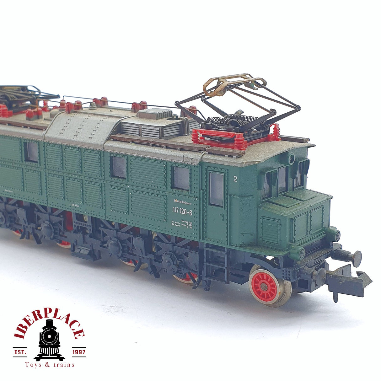 ♻️ 2 mano - Arnold 2456 Locomotora BR 117 DB N escala 1:160 TEN06