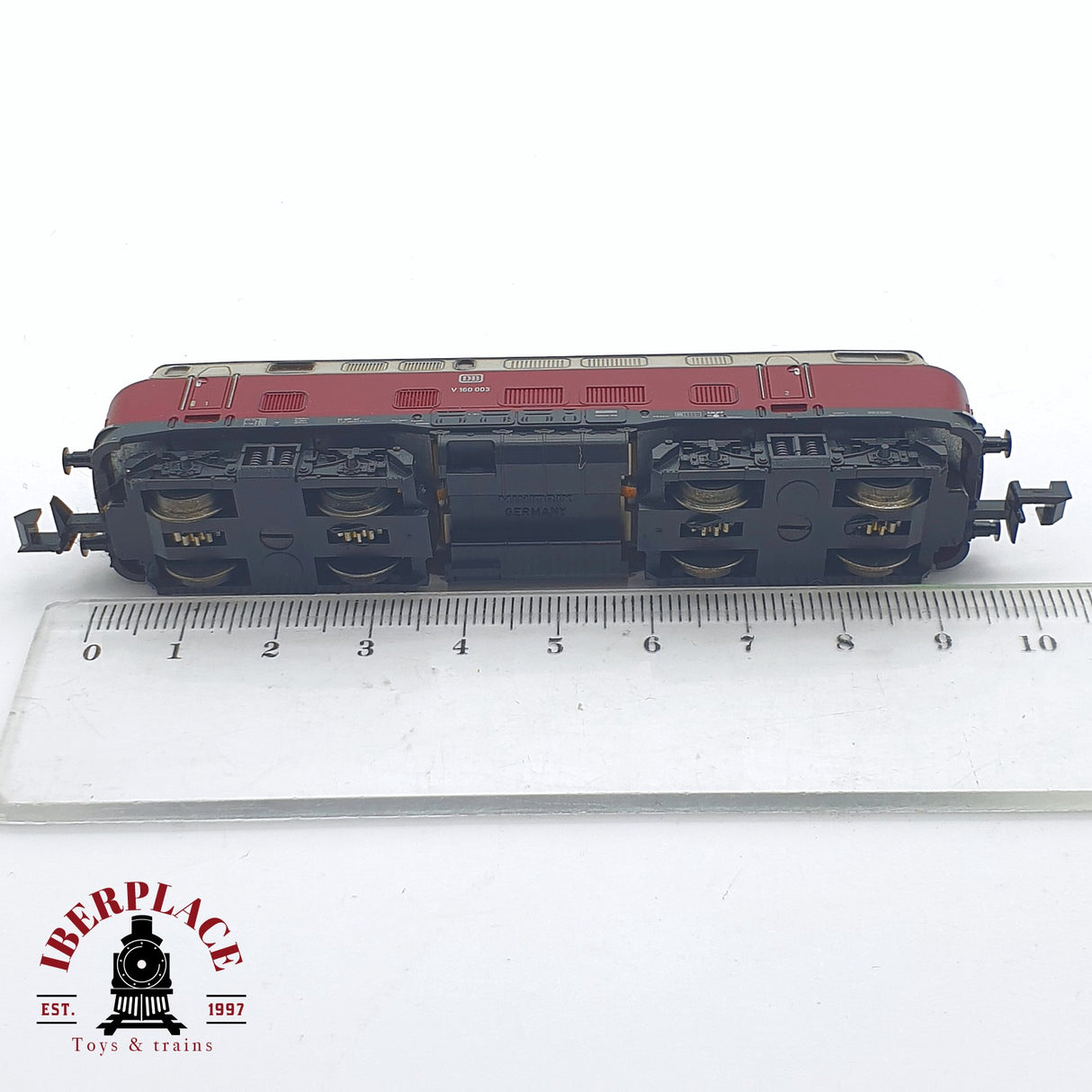 ♻️ 2 mano - Minitrix 12846 Locomotora V160 003 DB N escala 1:160 TEN06