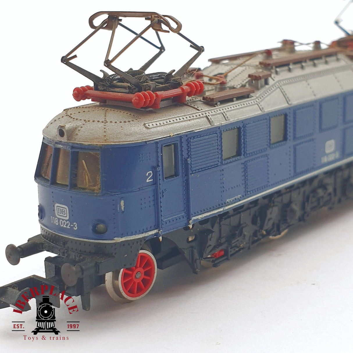♻️ 2 mano - Arnold 5783 Locomotora BR 118 DB N escala 1:160 TEN06